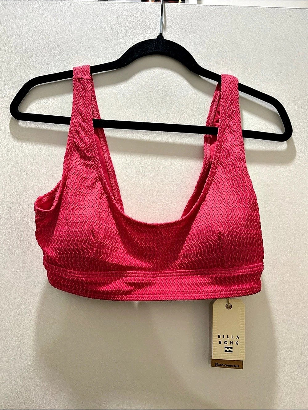 Billabong Hello Tomorrow Collection Bright Pinky Red Bikini Top